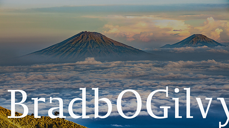 BradbOGilvy Font