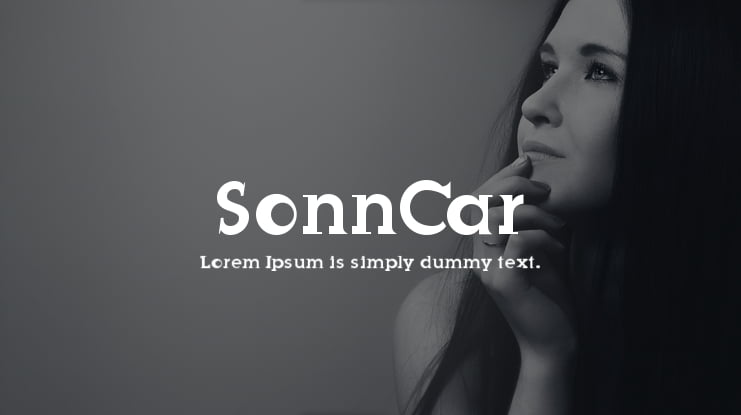 SonnCar Font