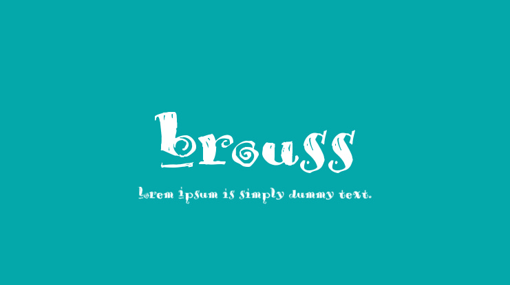 Brouss Font