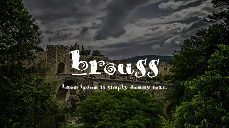 Brouss Font