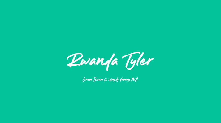 Rwanda Tyler Font