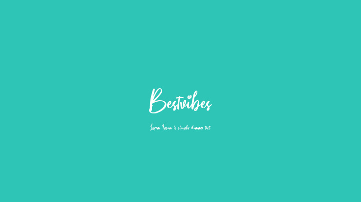 Bestvibes Font