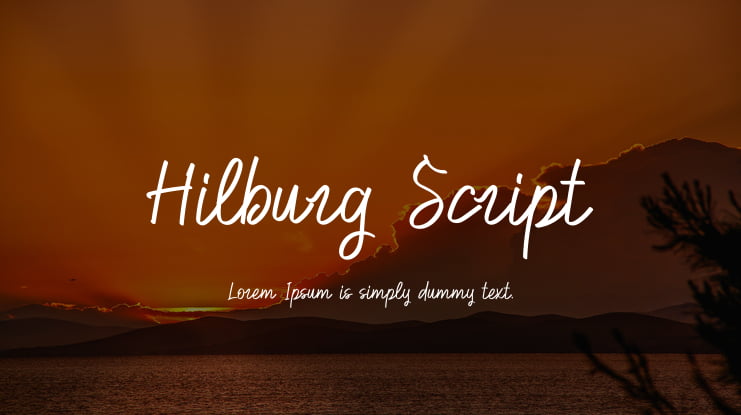 Hilburg Script Font