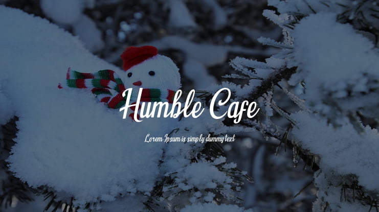 Humble Cafe Font Family