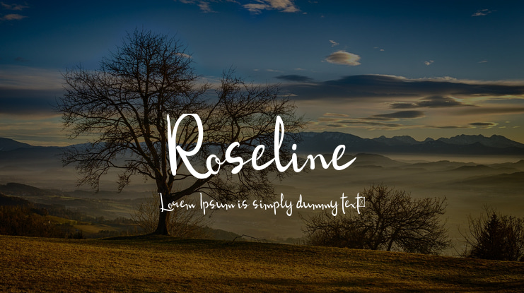 Roseline Font