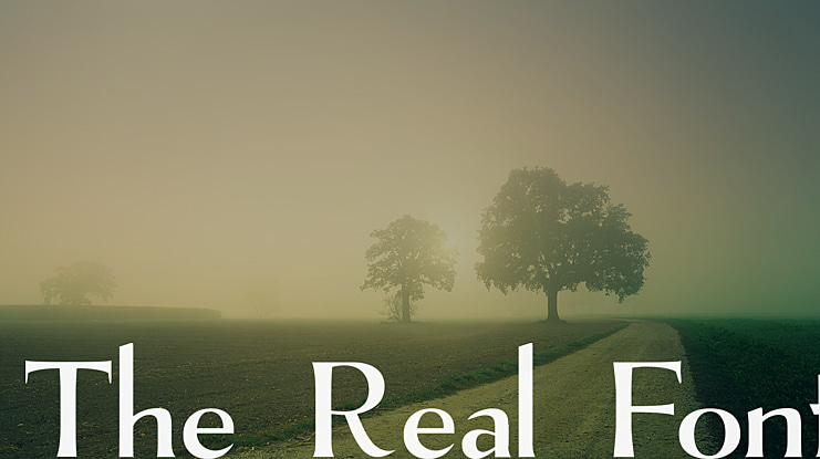 The Real Font