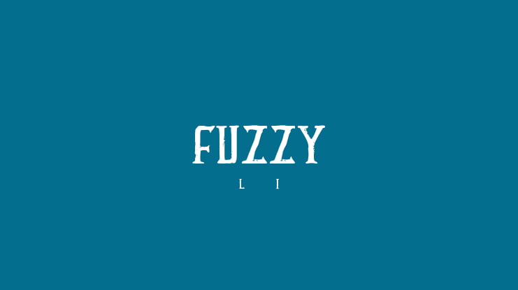 FUZZY Font