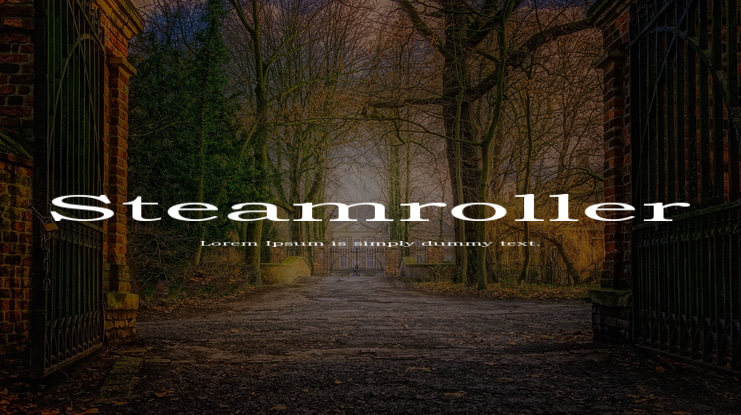 Steamroller Font