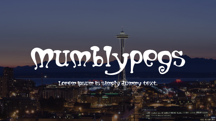 Mumblypegs Font
