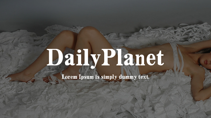 DailyPlanet Font Family