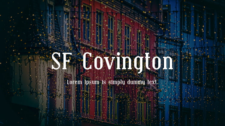 SF Covington Font Family