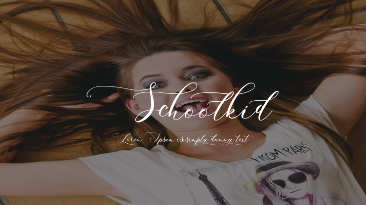 Schoolkid Font Family