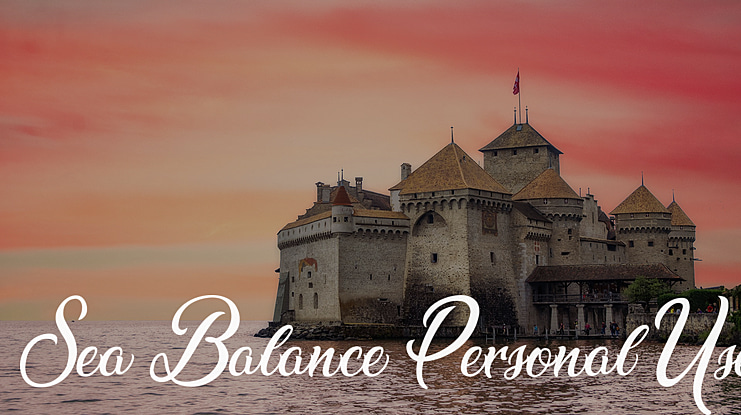 Sea Balance Personal Use Font