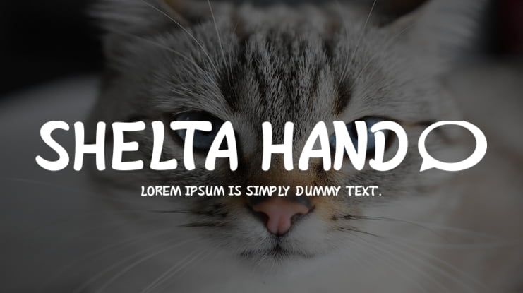 Shelta Hand* Font Family