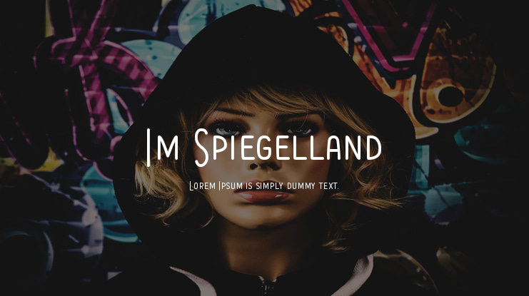 Im Spiegelland Font