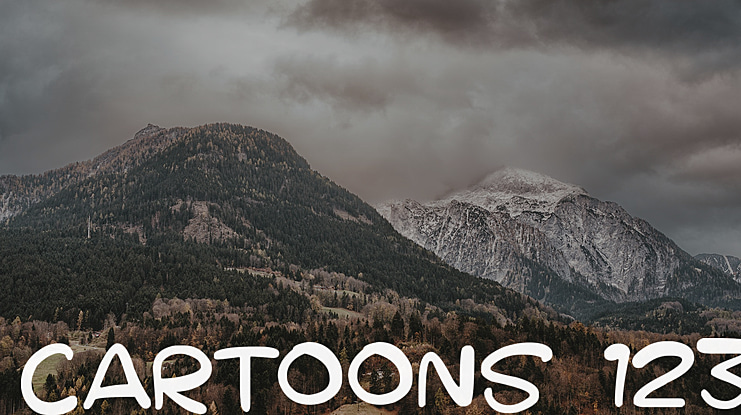 Cartoons 123 Font