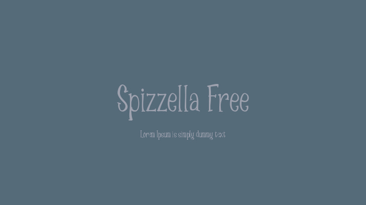 Spizzella Free Font
