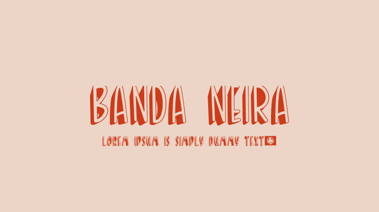 BANDA NEIRA Font