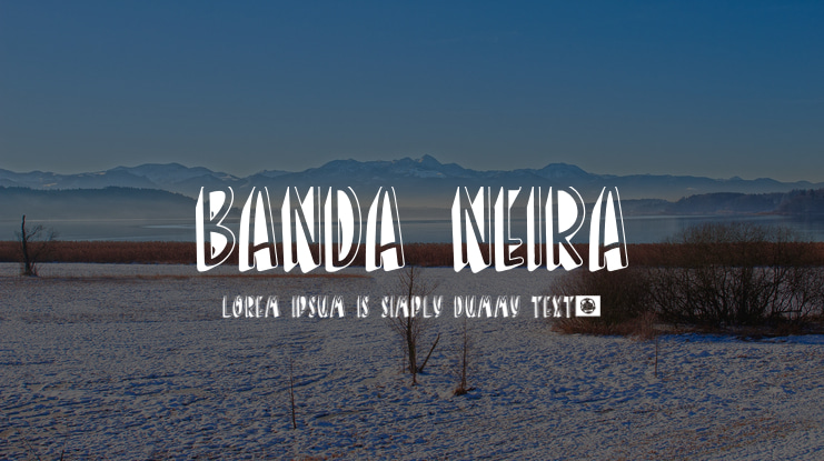 BANDA NEIRA Font