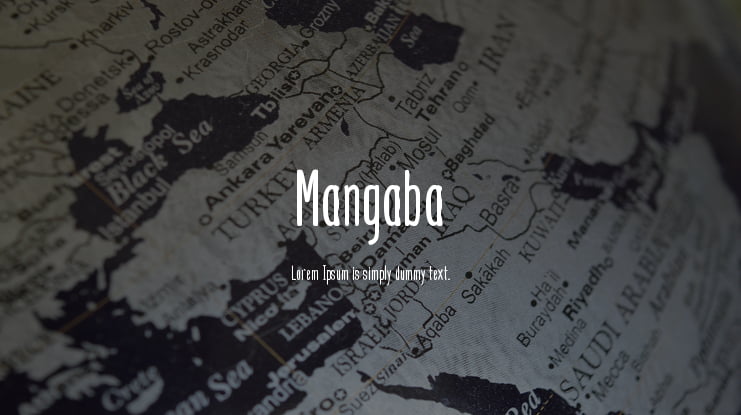 Mangaba Font