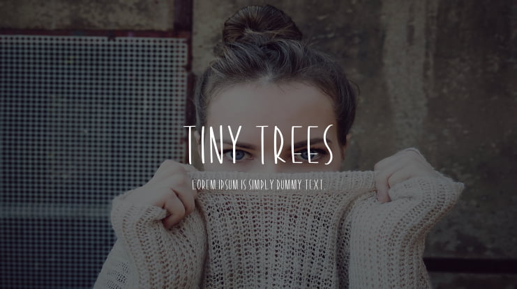 Tiny Trees Font
