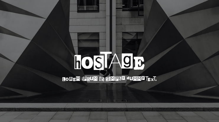 Hostage Font