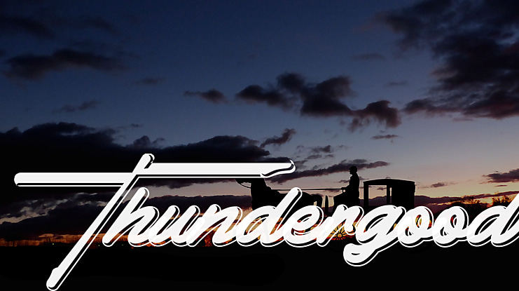 Thundergood Font