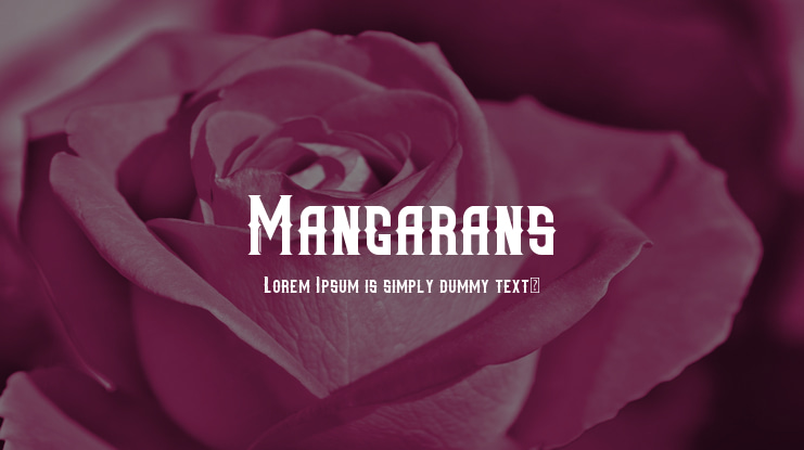 Mangarans Font