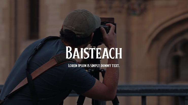 Baisteach Font