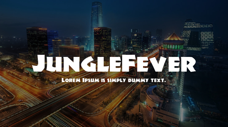 JungleFever Font