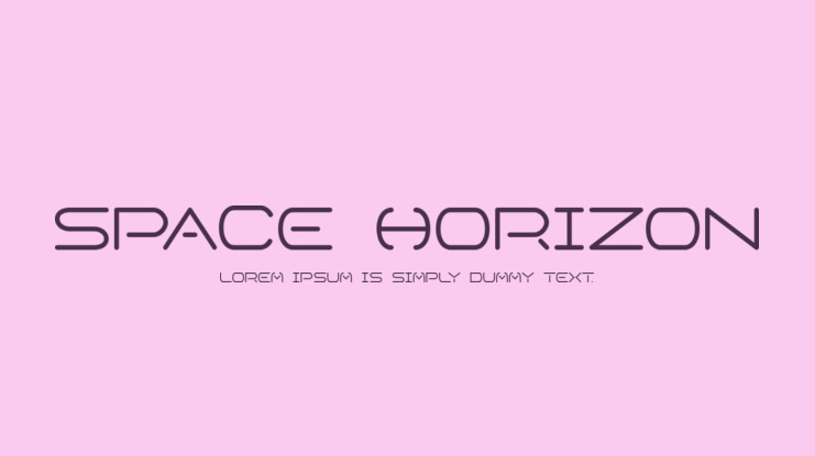 Space Horizon Font