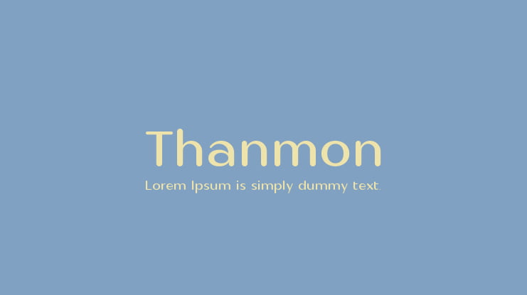 Thanmon Font