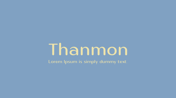 Thanmon Font