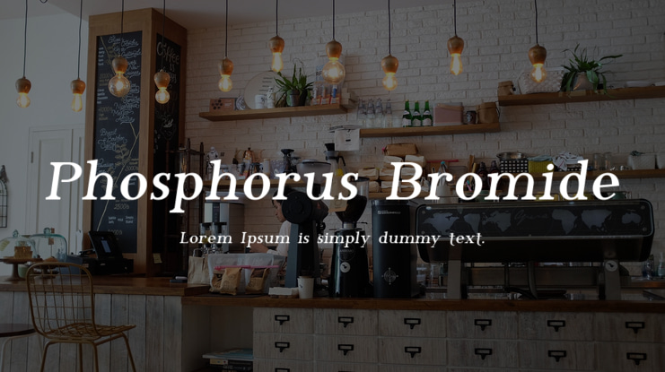 Phosphorus Bromide Font Family