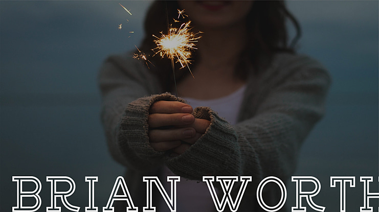 BRIAN WORTH Font Family