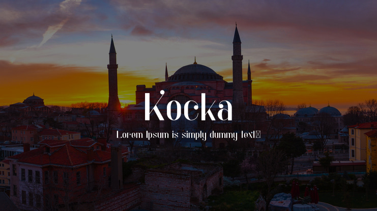 Kocka Font