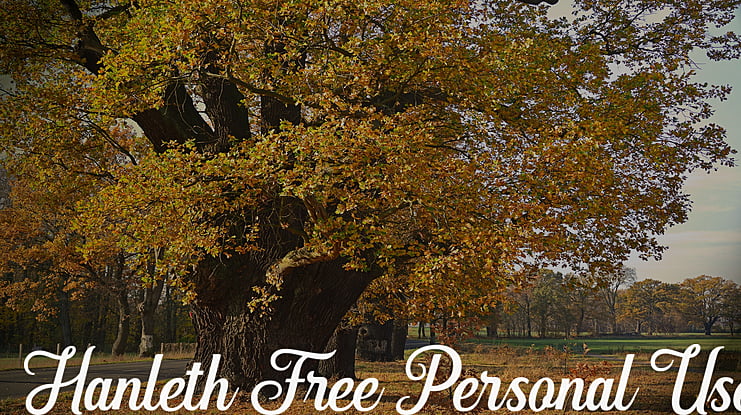 Hanleth Free Personal Use Font