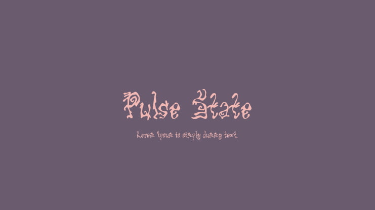 Pulse State Font