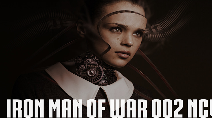 IRON MAN OF WAR 002 NCV Font