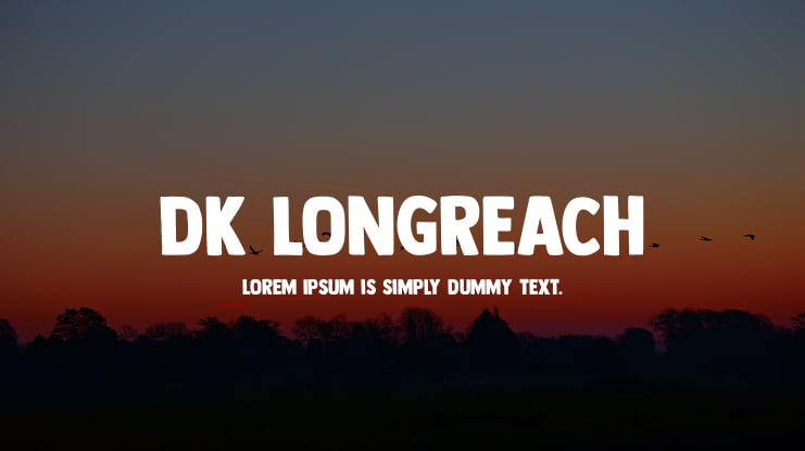 DK Longreach Font