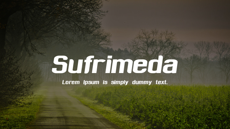 Sufrimeda Font