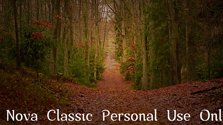 Nova-Classic-Personal-Use-Only Font