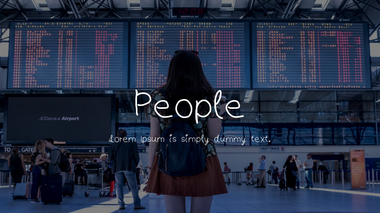 People Font
