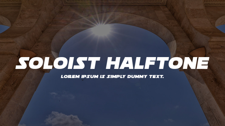 Soloist Halftone Font Family
