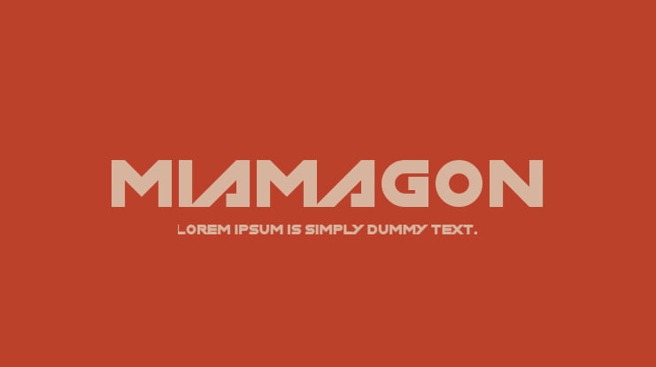 Miamagon Font