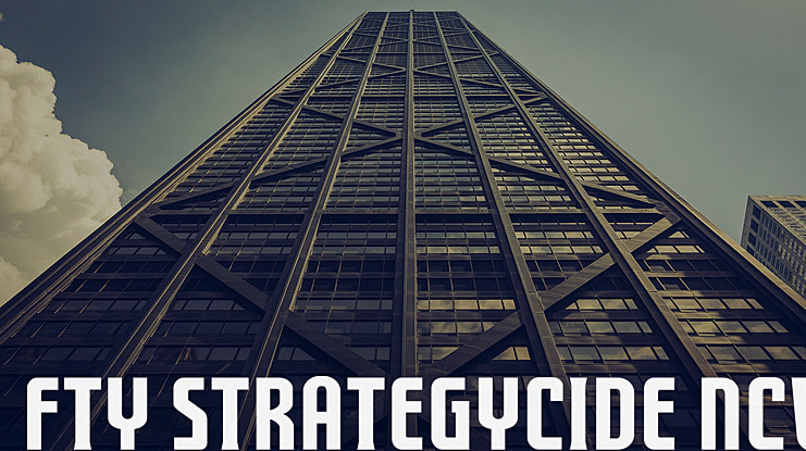 FTY STRATEGYCIDE NCV Font