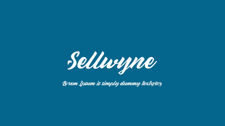 Sellwyne Font
