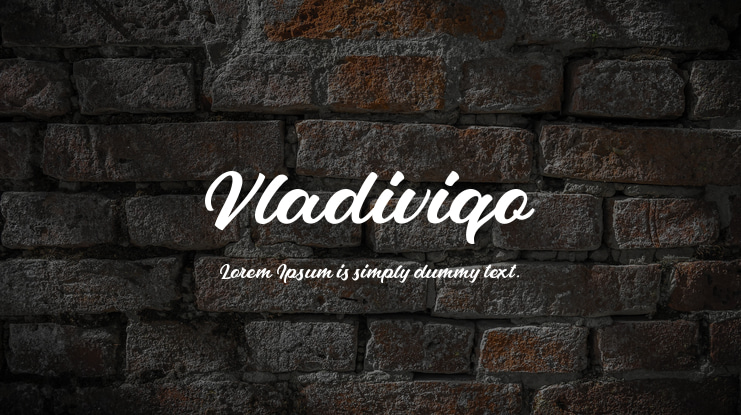Vladiviqo Font