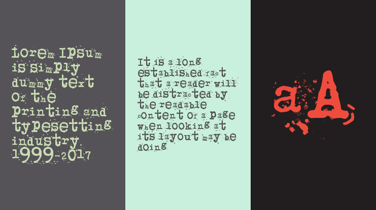 junkos typewriter Font