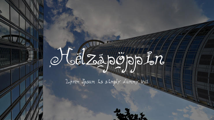 Helzapoppin Font